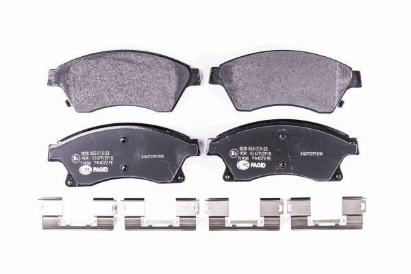 Brake Pad Set, disc brake - 8DB 355 015-231 HELLA