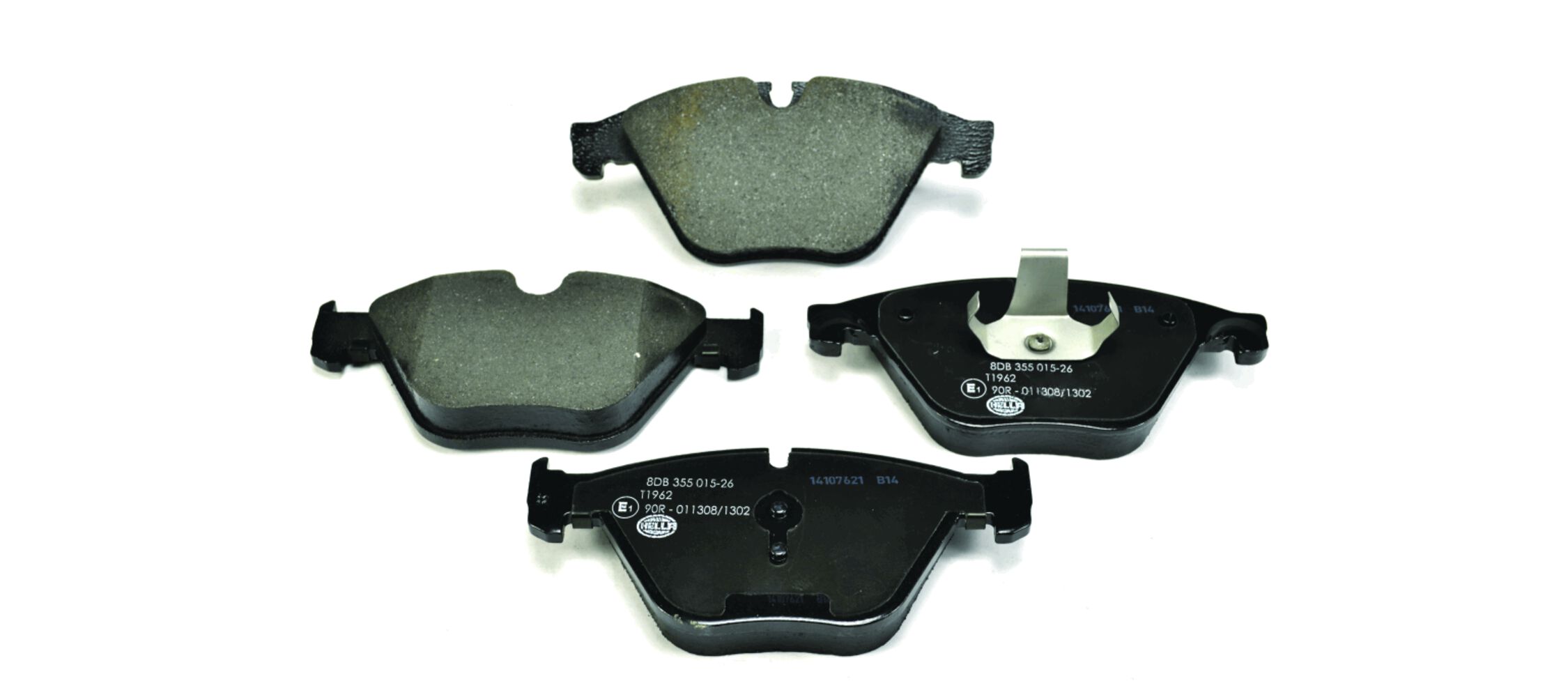 Комплект тормозных колодок, дисковый тормоз - 8DB 355 015-261 HELLA
