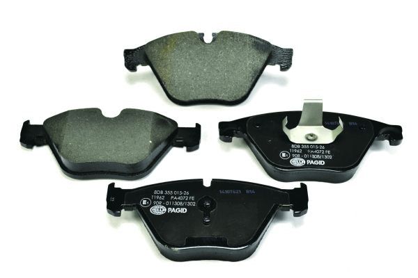 Brake Pad Set, disc brake - 8DB 355 015-261 HELLA