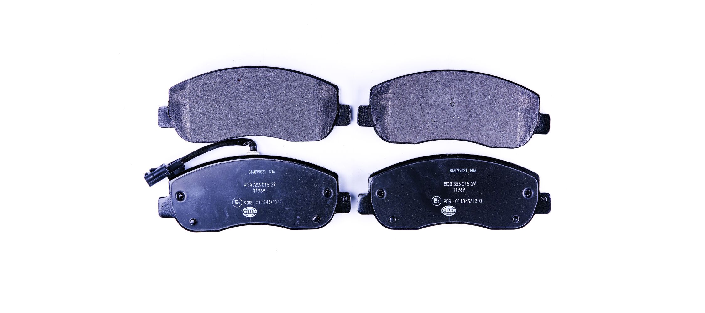 Kit pastiglie freno, Freno a disco - 8DB 355 015-291 HELLA