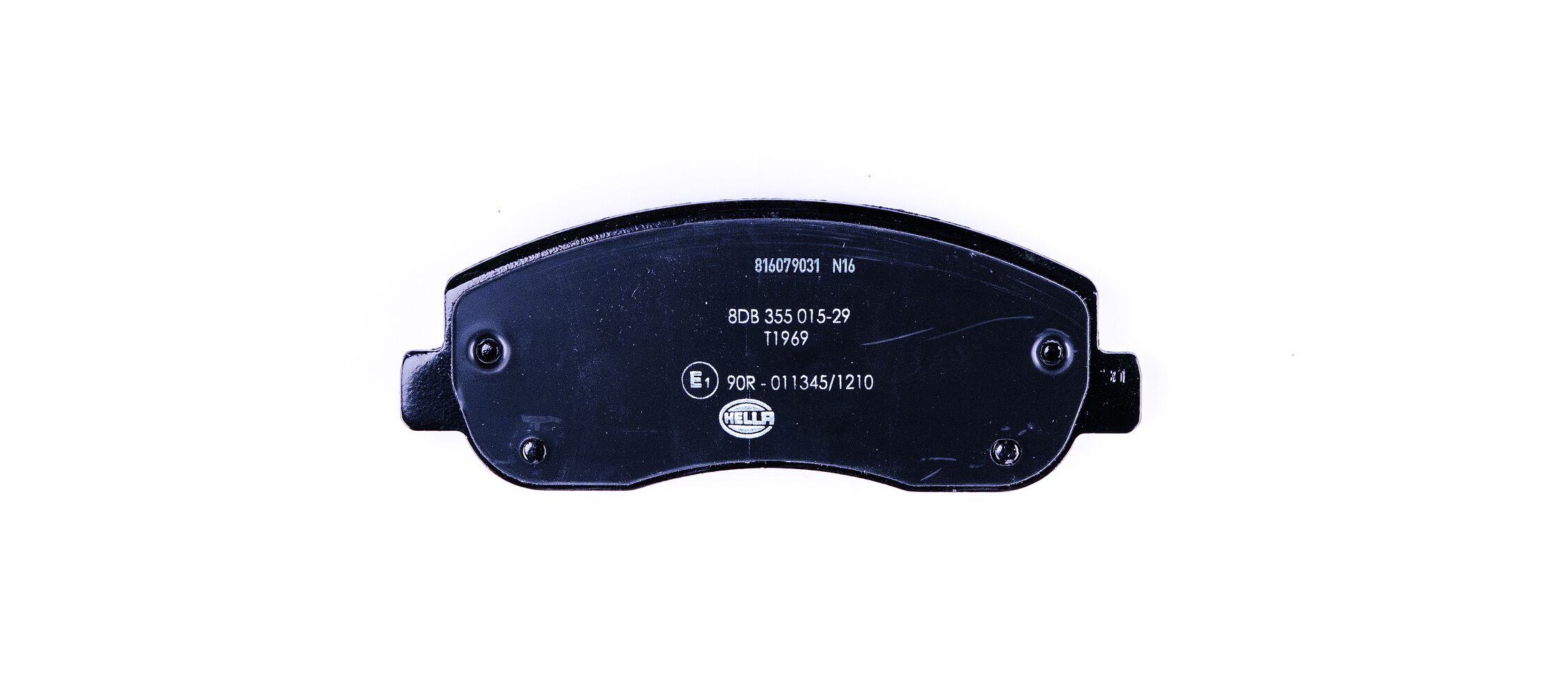 Brake Pad Set, disc brake - 8DB 355 015-291 HELLA