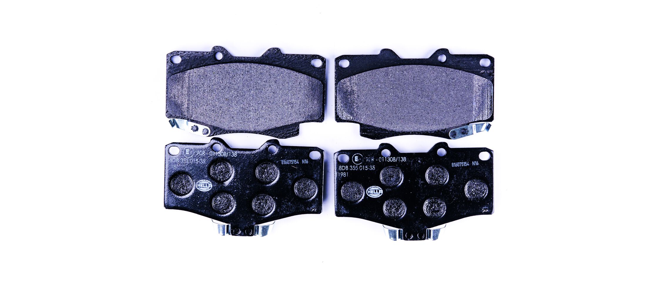 Bremsbelagsatz, Scheibenbremse - 8DB 355 015-351 HELLA