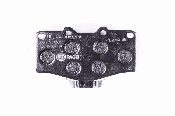 Brake Pad Set, disc brake - 8DB 355 015-351 HELLA