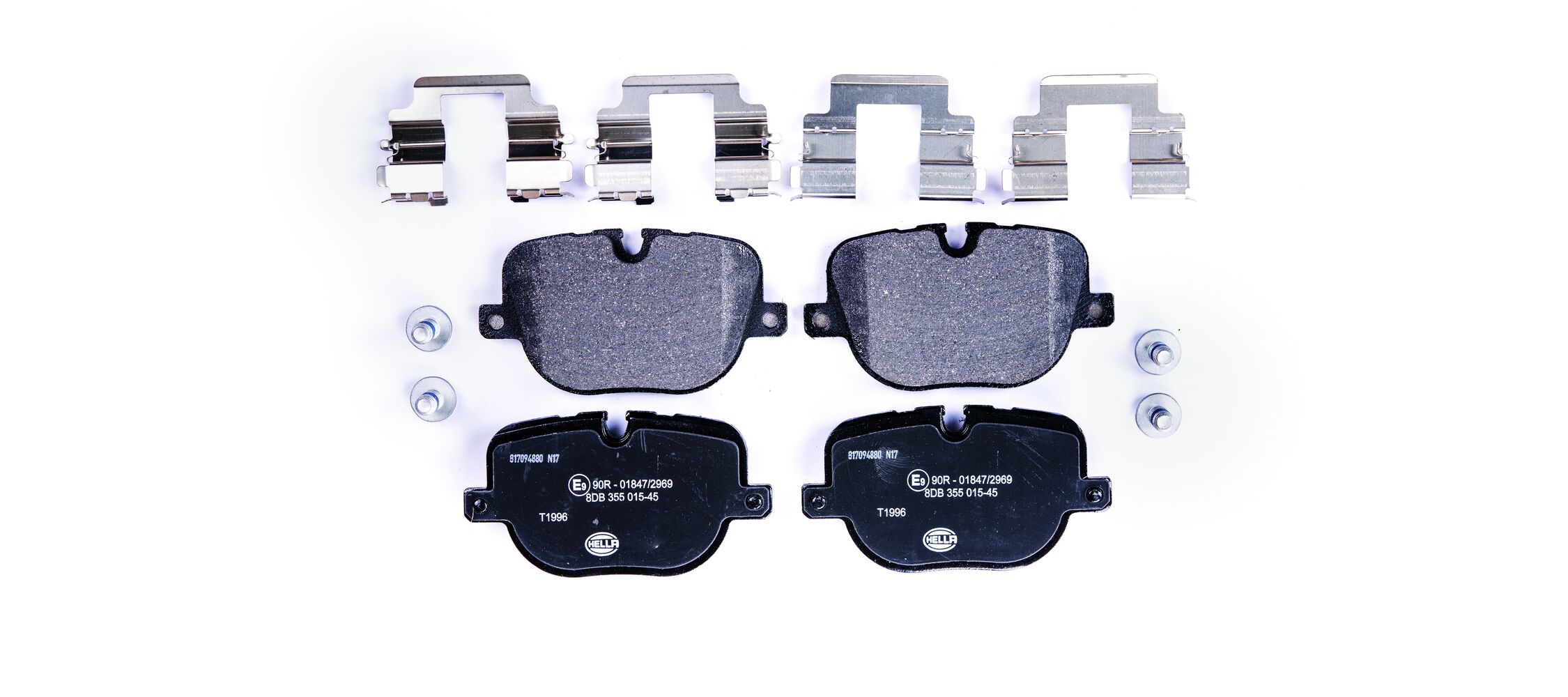 Kit pastiglie freno, Freno a disco - 8DB 355 015-451 HELLA