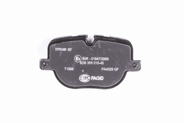 Brake Pad Set, disc brake - 8DB 355 015-451 HELLA