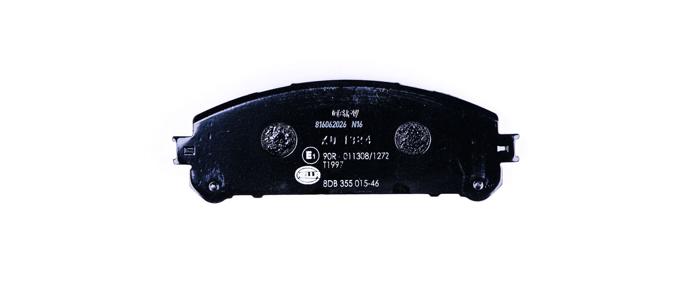 Brake Pad Set, disc brake - 8DB 355 015-461 HELLA