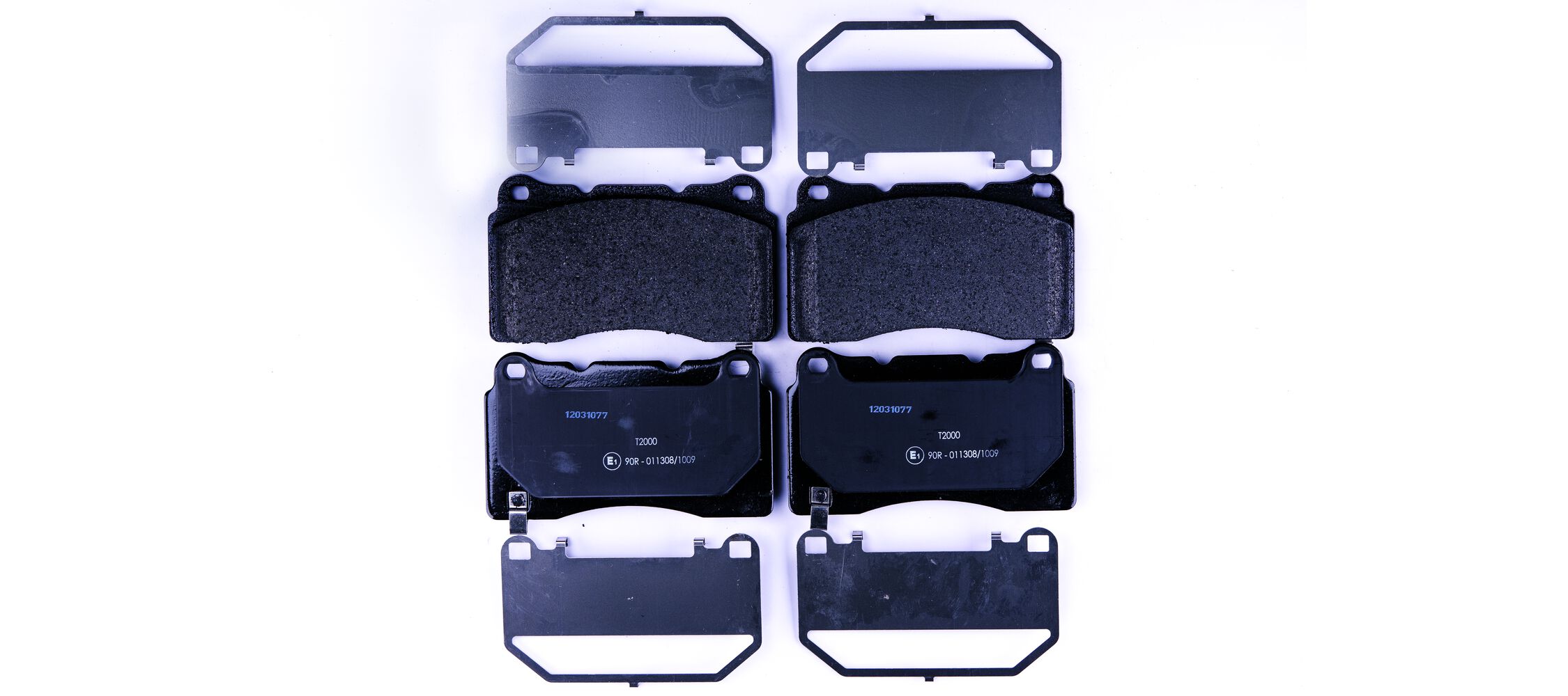 Brake Pad Set, disc brake - 8DB 355 015-481 HELLA