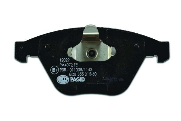 Brake Pad Set, disc brake - 8DB 355 015-601 HELLA