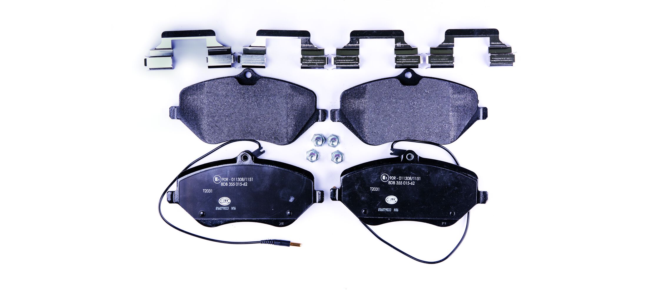 Kit pastiglie freno, Freno a disco - 8DB 355 015-621 HELLA