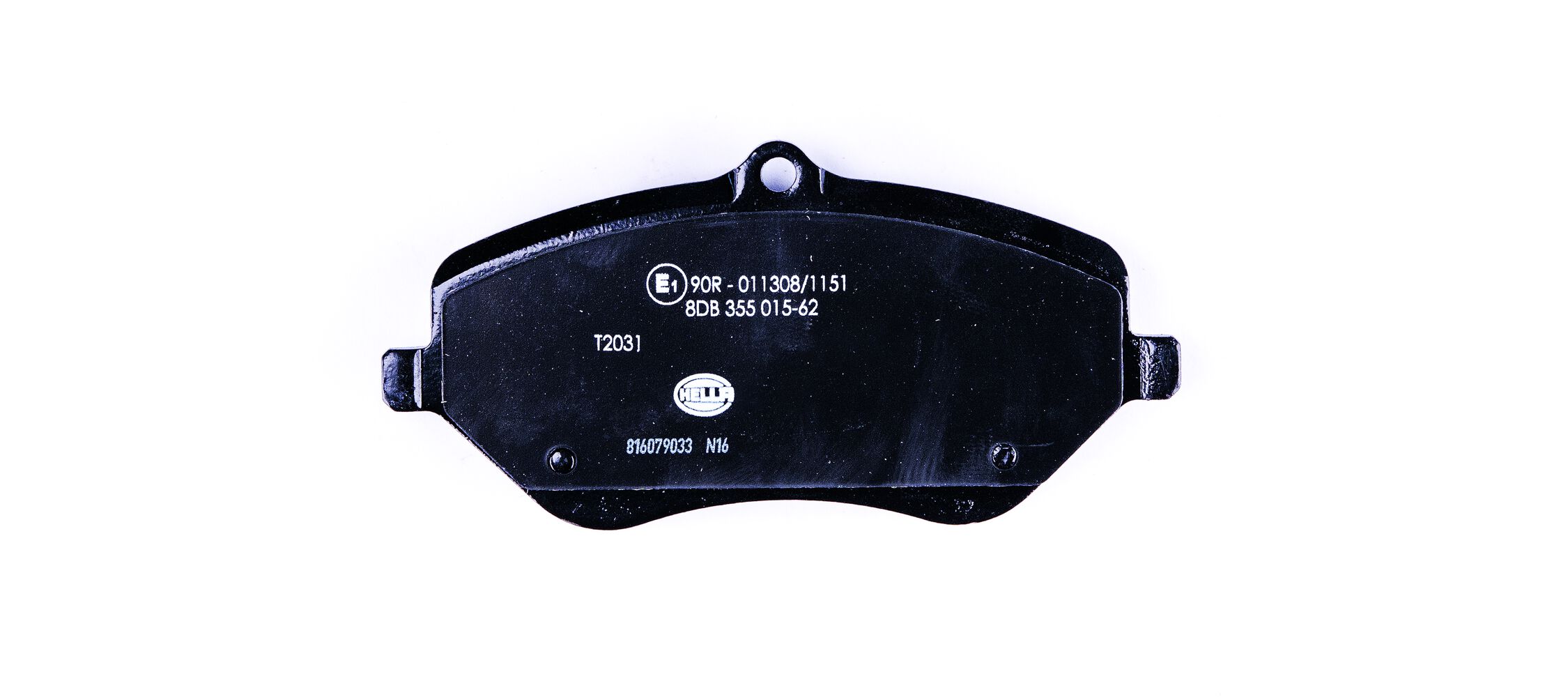 Brake Pad Set, disc brake - 8DB 355 015-621 HELLA