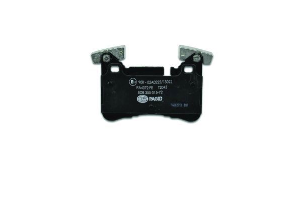 Brake Pad Set, disc brake - 8DB 355 015-721 HELLA