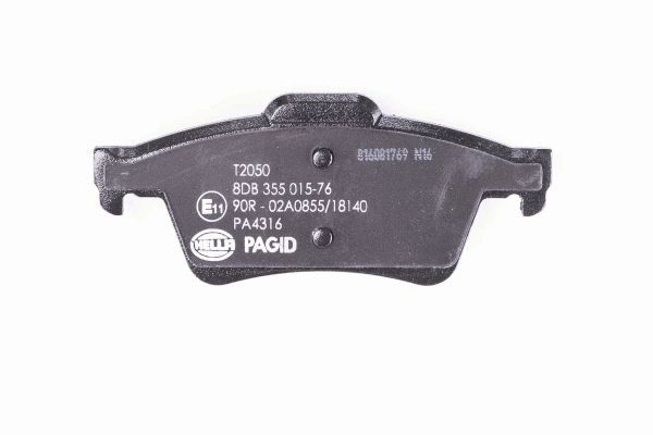 Brake Pad Set, disc brake - 8DB 355 015-761 HELLA