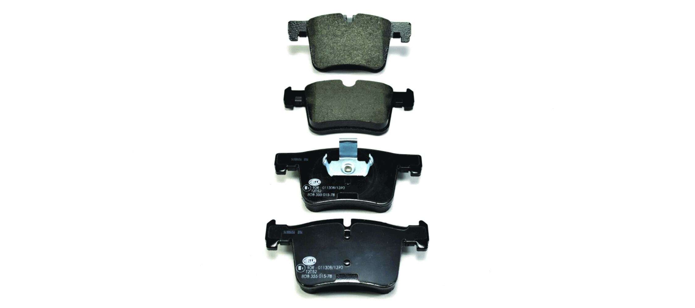 Brake Pad Set, disc brake - 8DB 355 015-781 HELLA