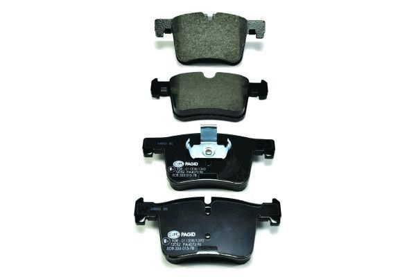 Brake Pad Set, disc brake - 8DB 355 015-781 HELLA