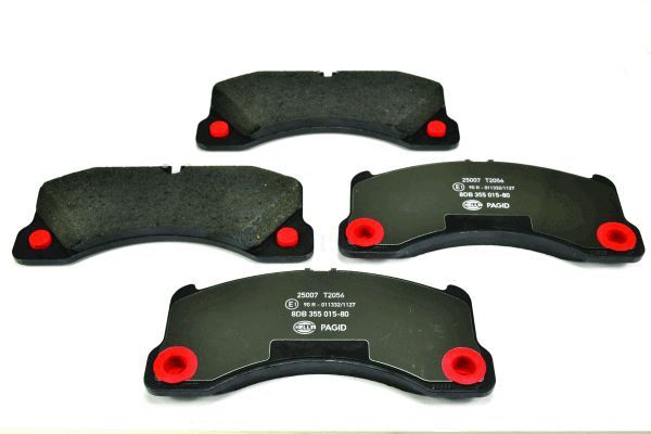 Brake Pad Set, disc brake - 8DB 355 015-801 HELLA