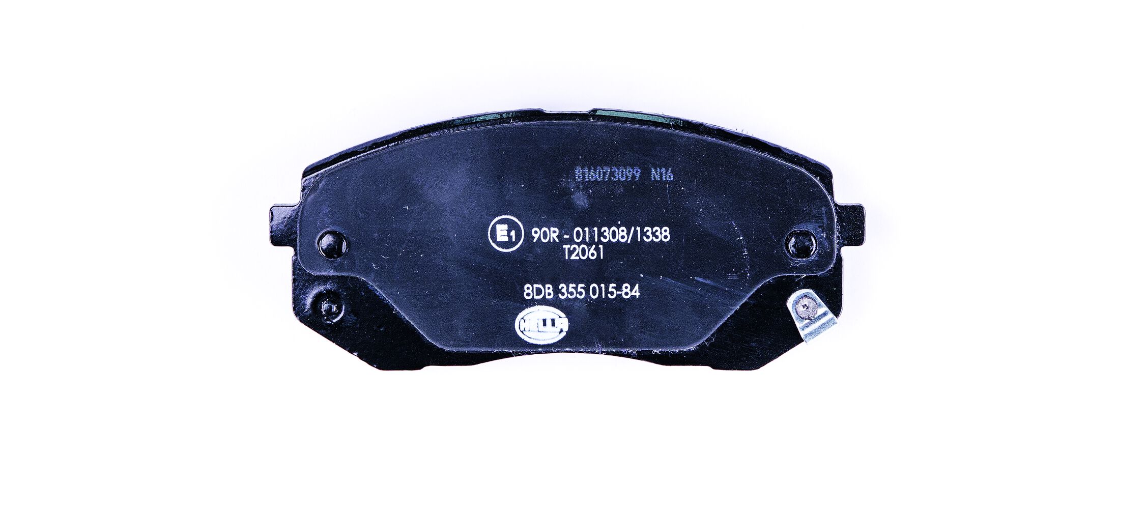 Brake Pad Set, disc brake - 8DB 355 015-841 HELLA
