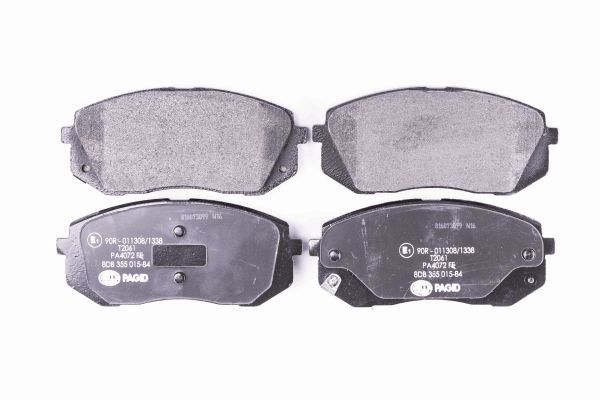 Brake Pad Set, disc brake - 8DB 355 015-841 HELLA