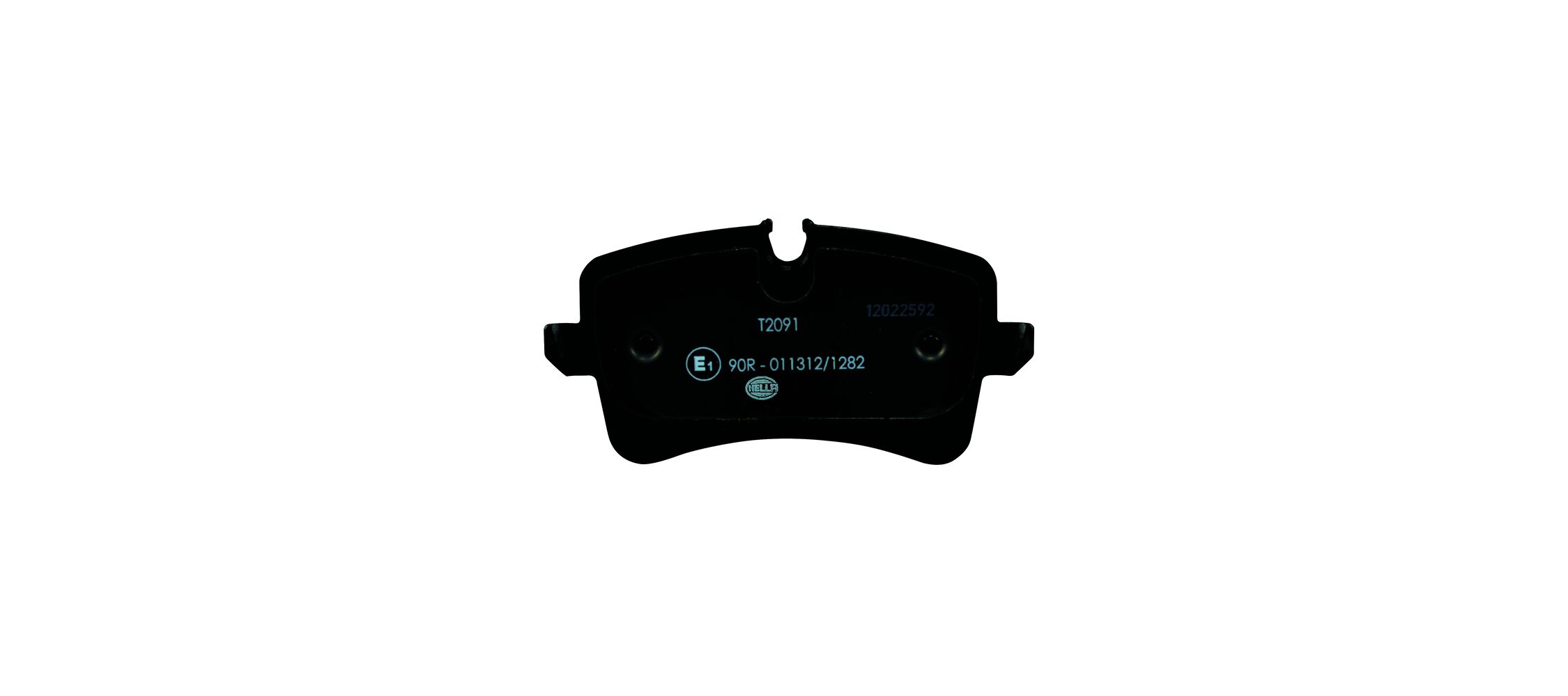 Brake Pad Set, disc brake - 8DB 355 016-011 HELLA