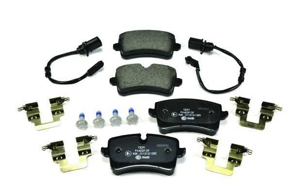 Brake Pad Set, disc brake - 8DB 355 016-011 HELLA