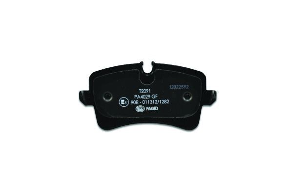 Brake Pad Set, disc brake - 8DB 355 016-011 HELLA