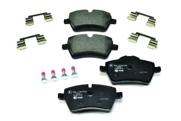 Brake Pad Set, disc brake - 8DB 355 016-041 HELLA