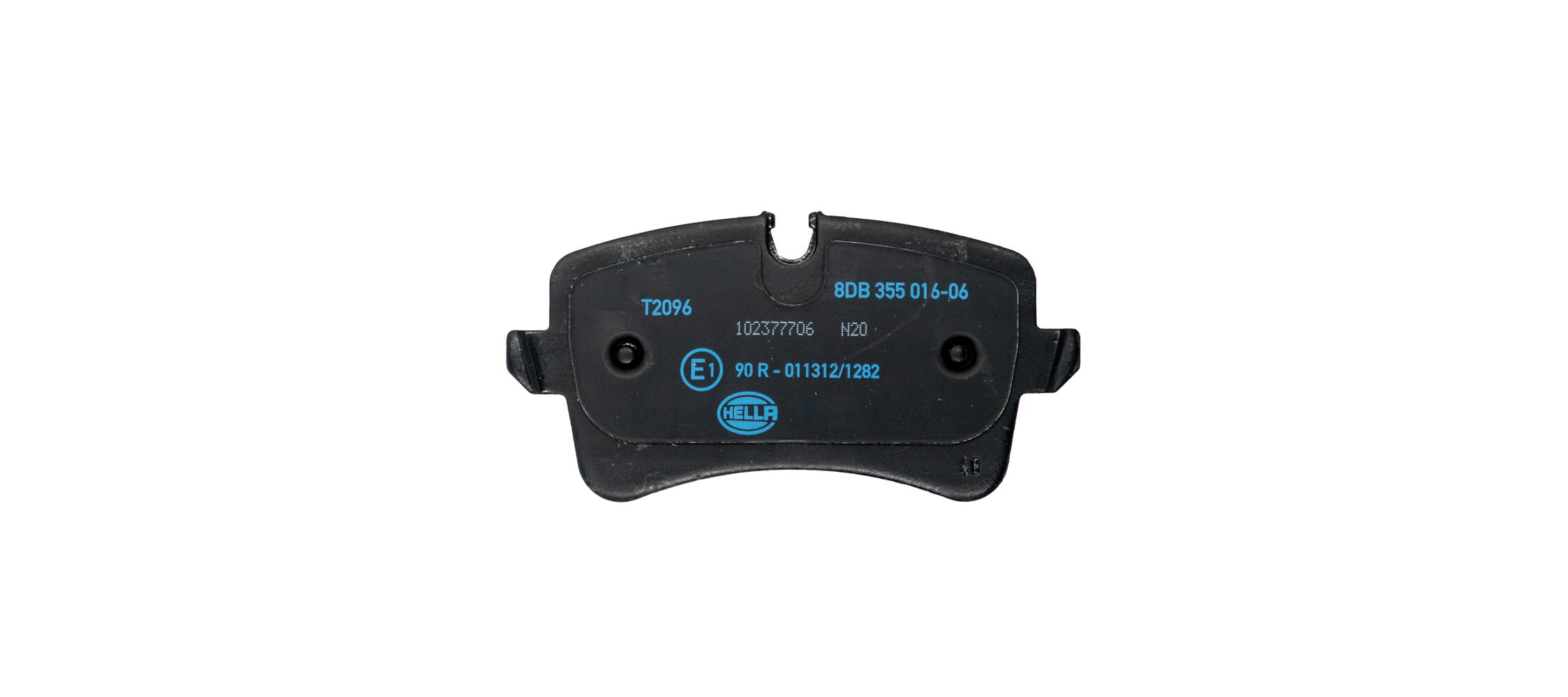 Brake Pad Set, disc brake - 8DB 355 016-061 HELLA