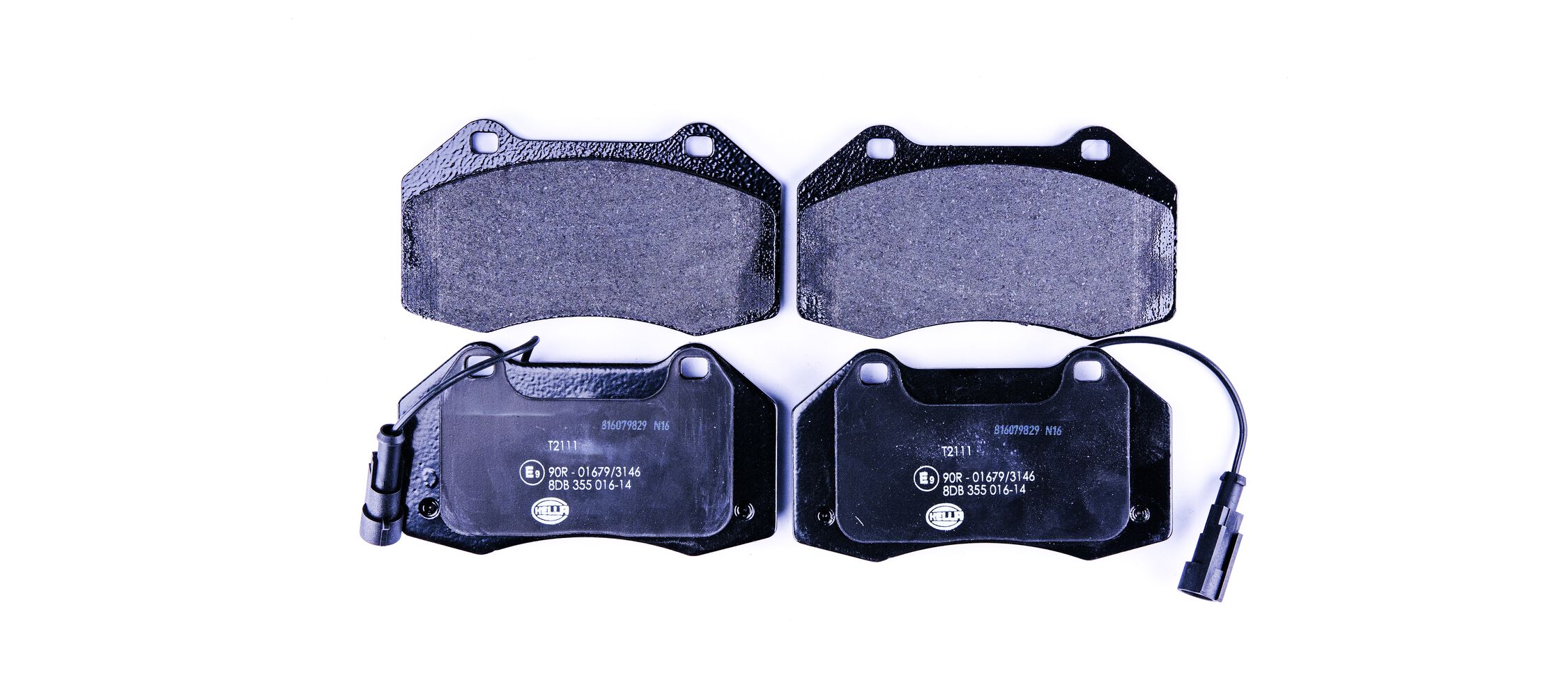 Brake Pad Set, disc brake - 8DB 355 016-141 HELLA