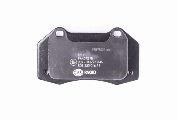 Brake Pad Set, disc brake - 8DB 355 016-141 HELLA