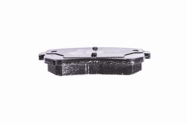 Brake Pad Set, disc brake - 8DB 355 016-221 HELLA