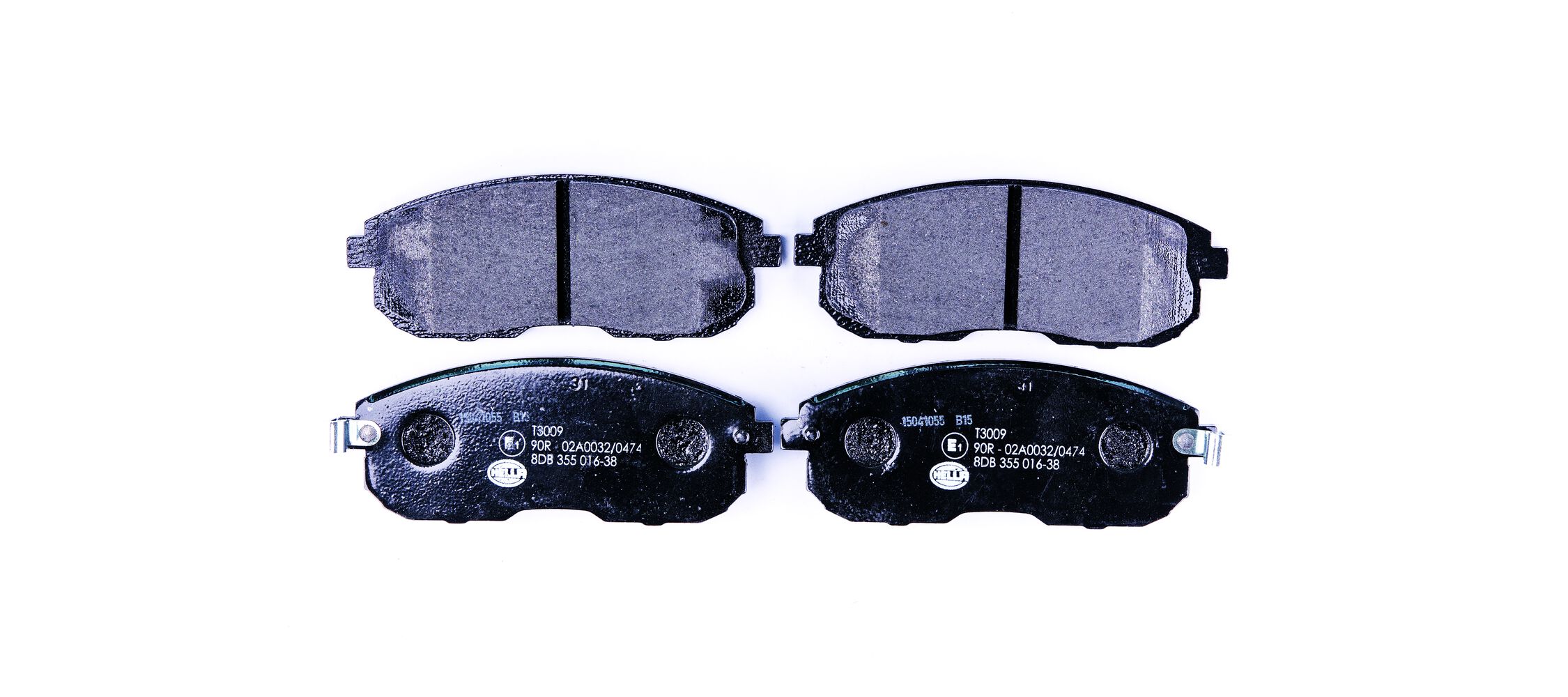 Комплект тормозных колодок, дисковый тормоз - 8DB 355 016-381 HELLA