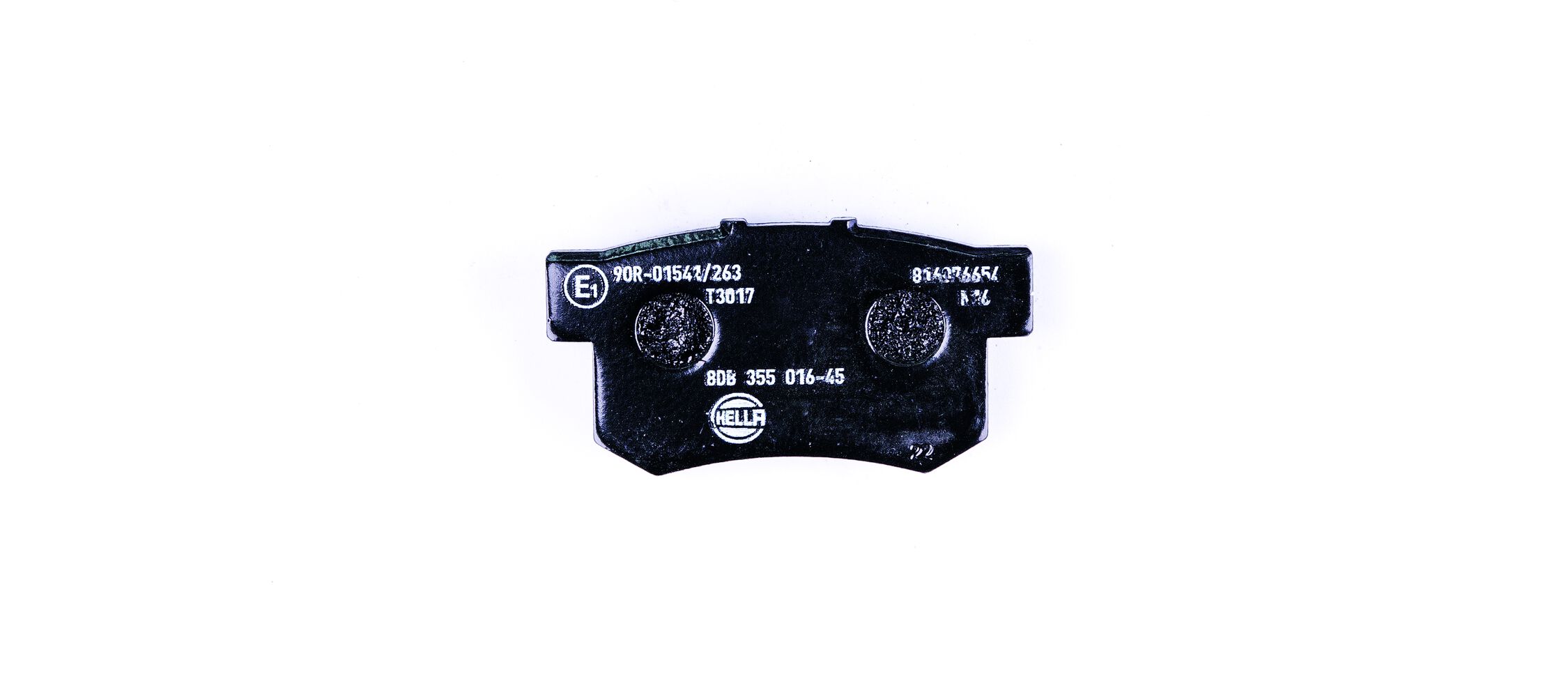 Brake Pad Set, disc brake - 8DB 355 016-451 HELLA