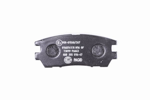 Brake Pad Set, disc brake - 8DB 355 016-471 HELLA