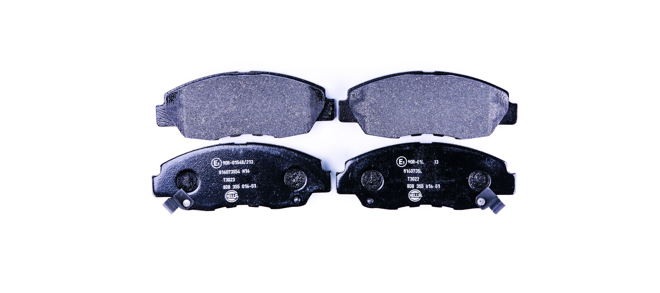 Комплект тормозных колодок, дисковый тормоз - 8DB 355 016-511 HELLA