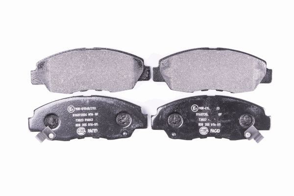 Brake Pad Set, disc brake - 8DB 355 016-511 HELLA