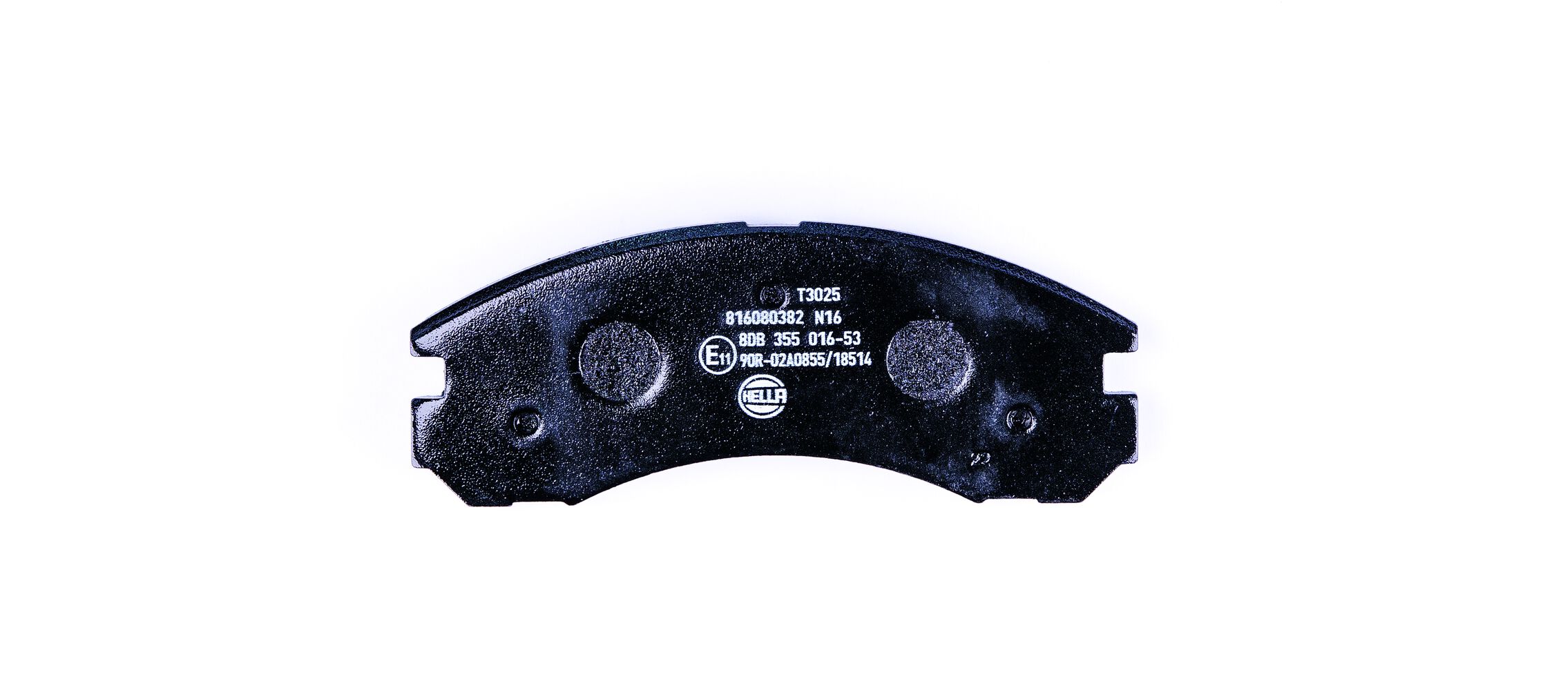 Brake Pad Set, disc brake - 8DB 355 016-531 HELLA