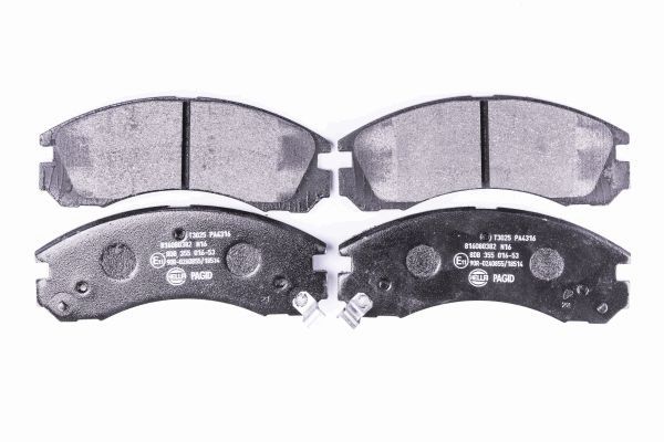 Brake Pad Set, disc brake - 8DB 355 016-531 HELLA