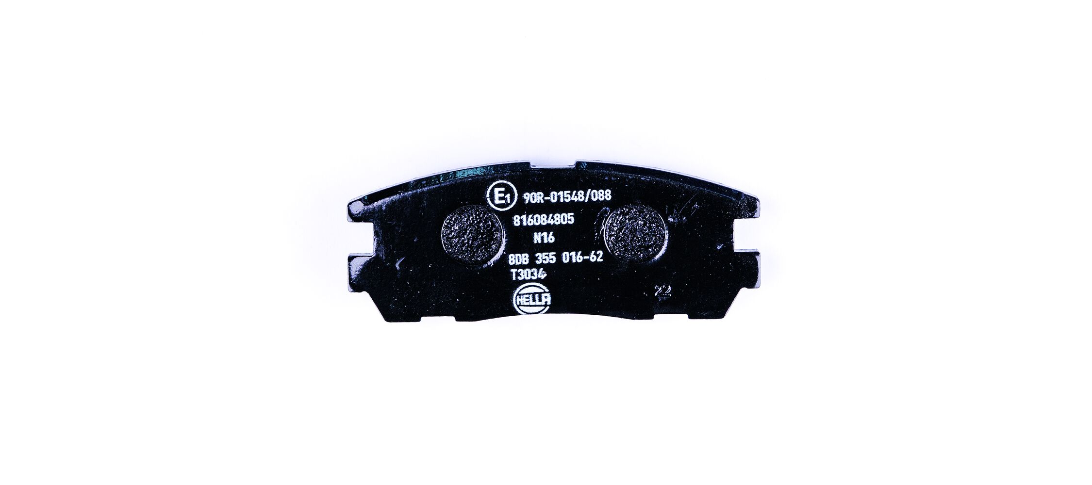Brake Pad Set, disc brake - 8DB 355 016-621 HELLA