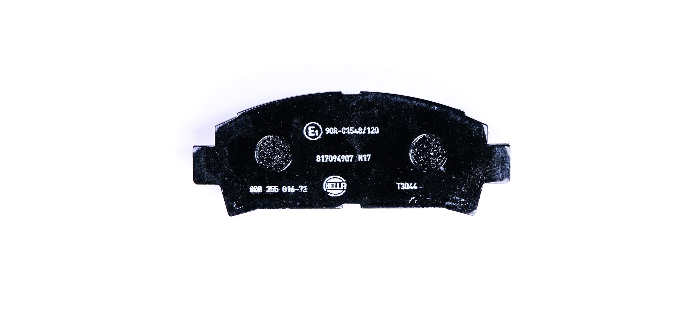 Brake Pad Set, disc brake - 8DB 355 016-721 HELLA