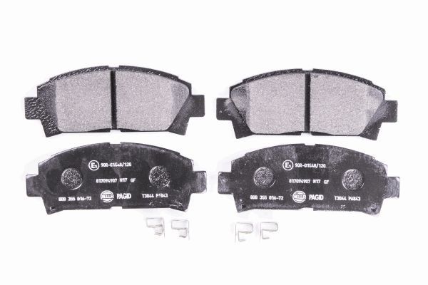 Brake Pad Set, disc brake - 8DB 355 016-721 HELLA