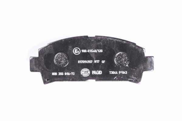 Brake Pad Set, disc brake - 8DB 355 016-721 HELLA
