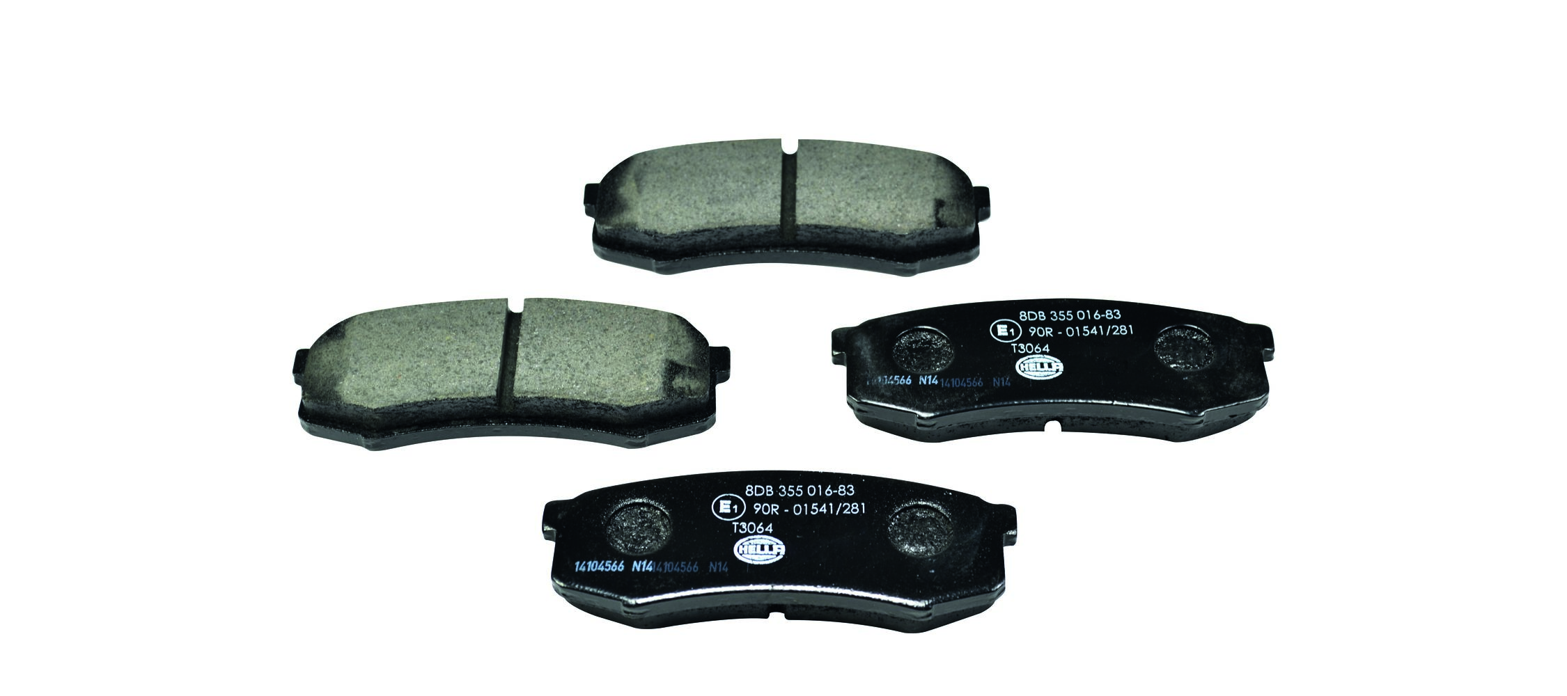 Kit pastiglie freno, Freno a disco - 8DB 355 016-831 HELLA