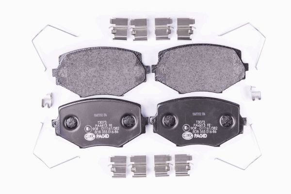 Kit pastiglie freno, Freno a disco - 8DB 355 016-861 HELLA