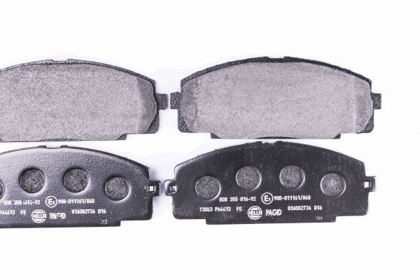 Brake Pad Set, disc brake - 8DB 355 016-921 HELLA