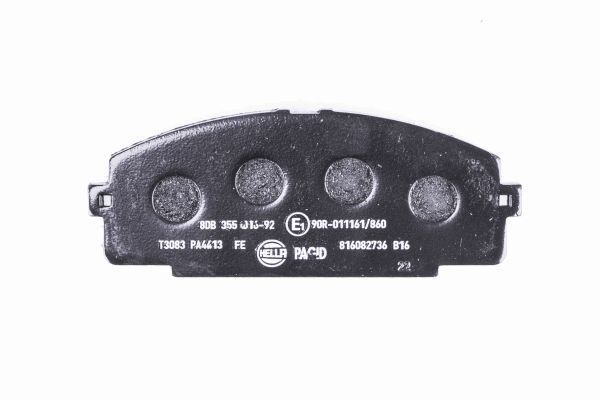 Brake Pad Set, disc brake - 8DB 355 016-921 HELLA