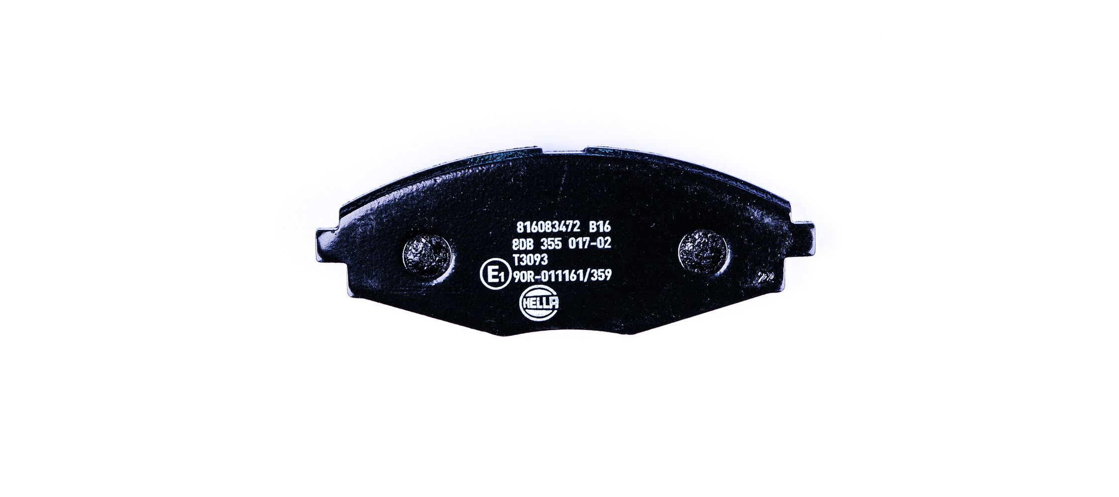 Brake Pad Set, disc brake - 8DB 355 017-021 HELLA