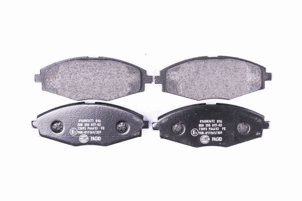 Brake Pad Set, disc brake - 8DB 355 017-021 HELLA