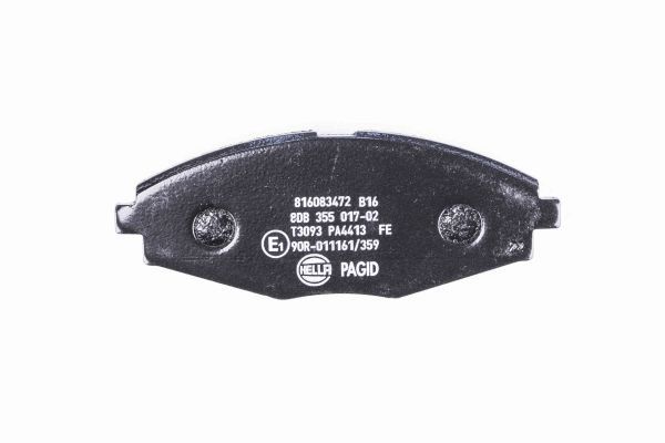 Brake Pad Set, disc brake - 8DB 355 017-021 HELLA