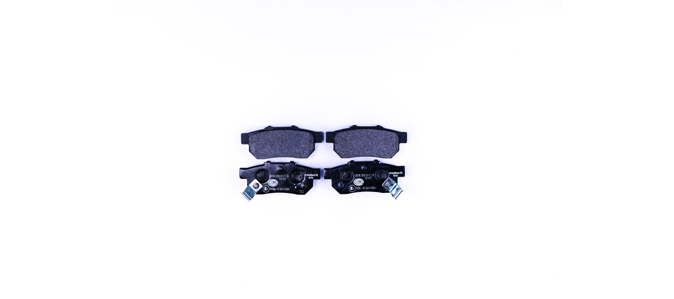 Brake Pad Set, disc brake - 8DB 355 017-151 HELLA
