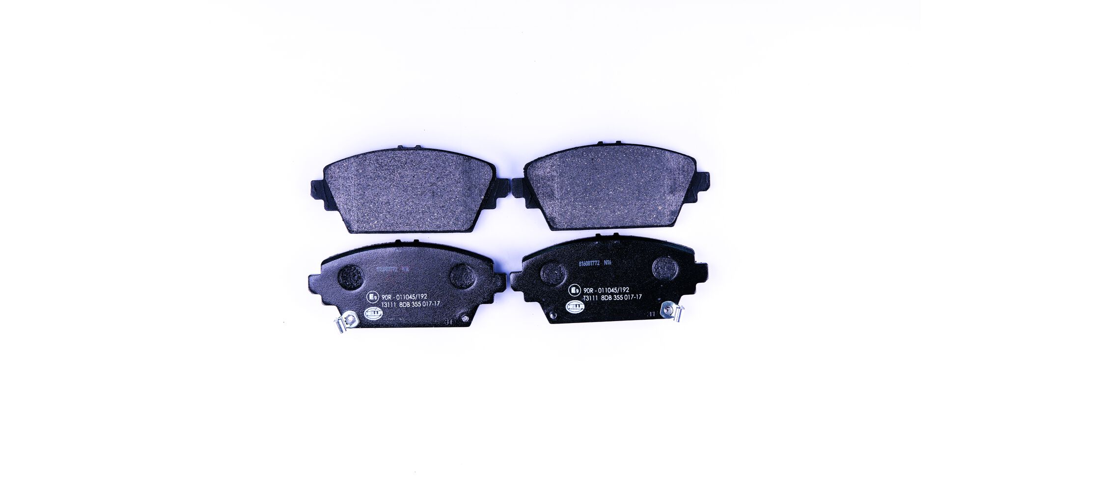 Brake Pad Set, disc brake - 8DB 355 017-171 HELLA
