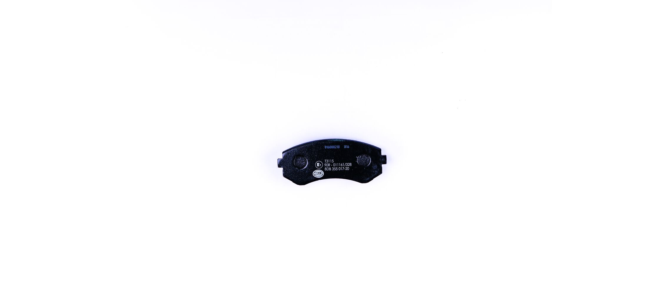 Brake Pad Set, disc brake - 8DB 355 017-201 HELLA